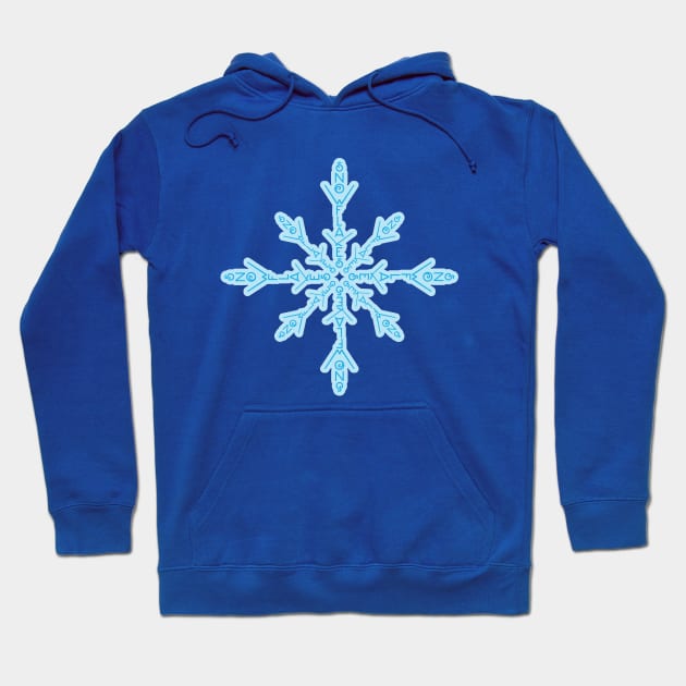 Snowflake Hoodie by EJgraphics